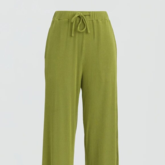 Riot Swim Rory Wide Leg Pant in Moss - Picture 1 of 2